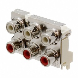 1 pcs : PJRAS3X2S01X - CONN RCA JACK MONO 3.2MM R/A