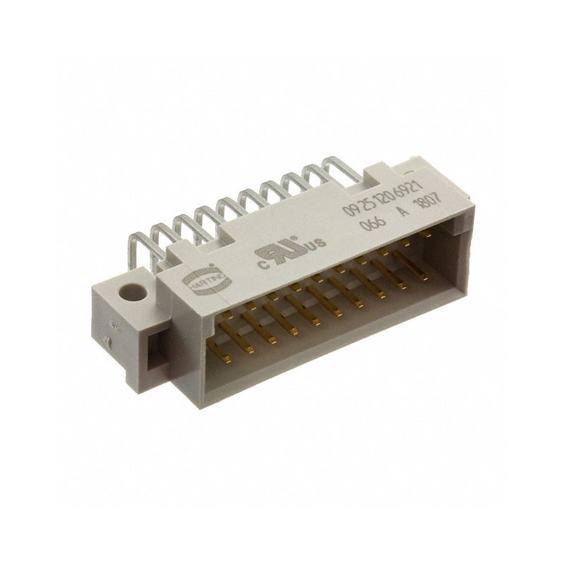 1 pcs : 09251206921 - CONN DIN HDR 30POS PCB RA GOLD