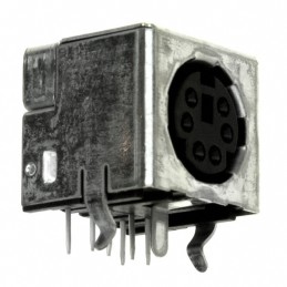 1 pcs : 5749231-1 - CONN RCPT FMALE MINI DIN 6P SLDR