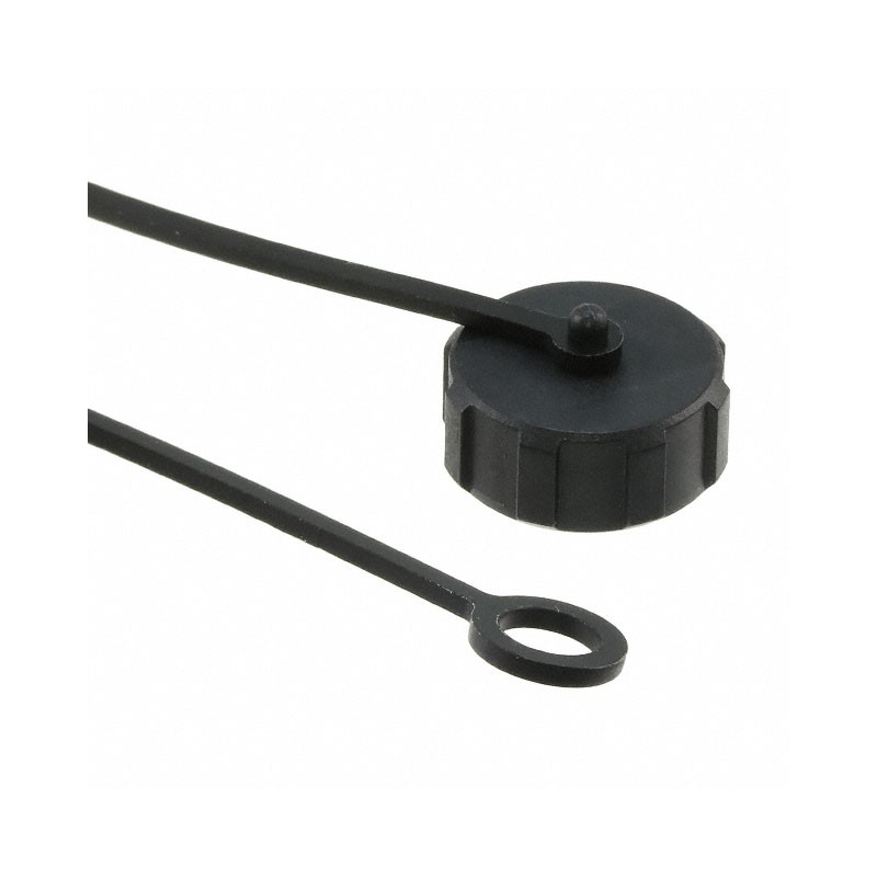 1 pcs : 858103P-DC - CONN DUST COVER M12 BLACK