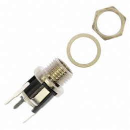 1 pcs : PC722A - CONN POWER JACK SOLDER EYELET
