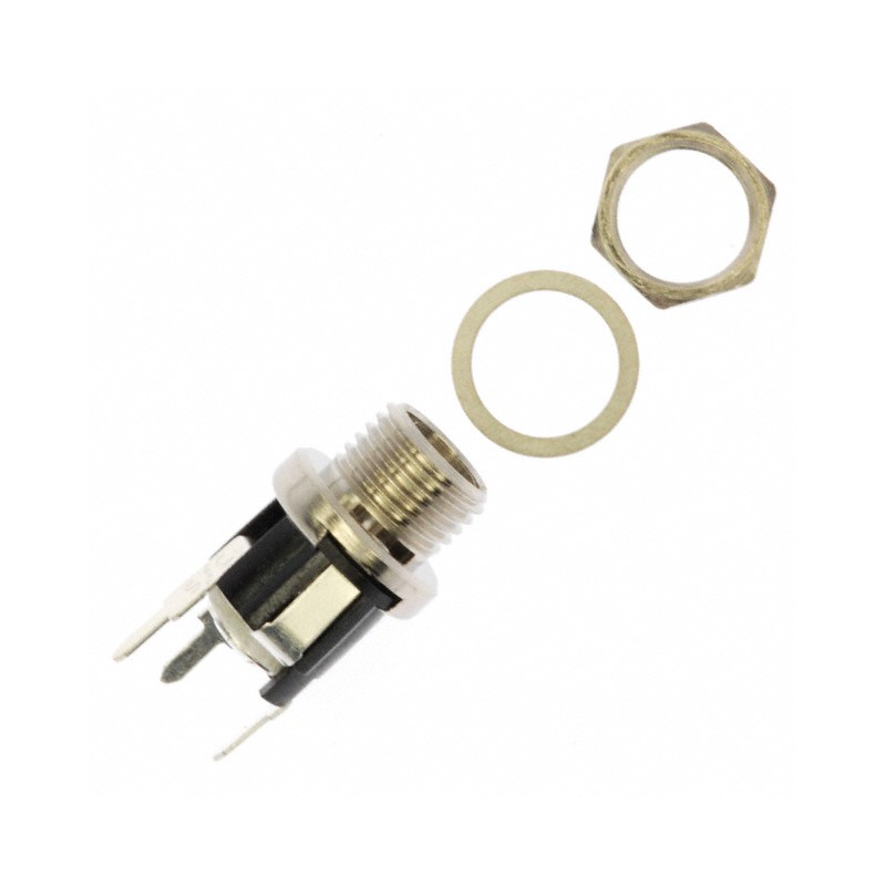 1 pcs : PC722A - CONN POWER JACK SOLDER EYELET