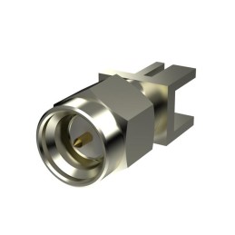 1 pcs : EMPCB.SMAMSTP.A.NI - SMA(M)ST FOR PCB EDGE MOUNT NI P