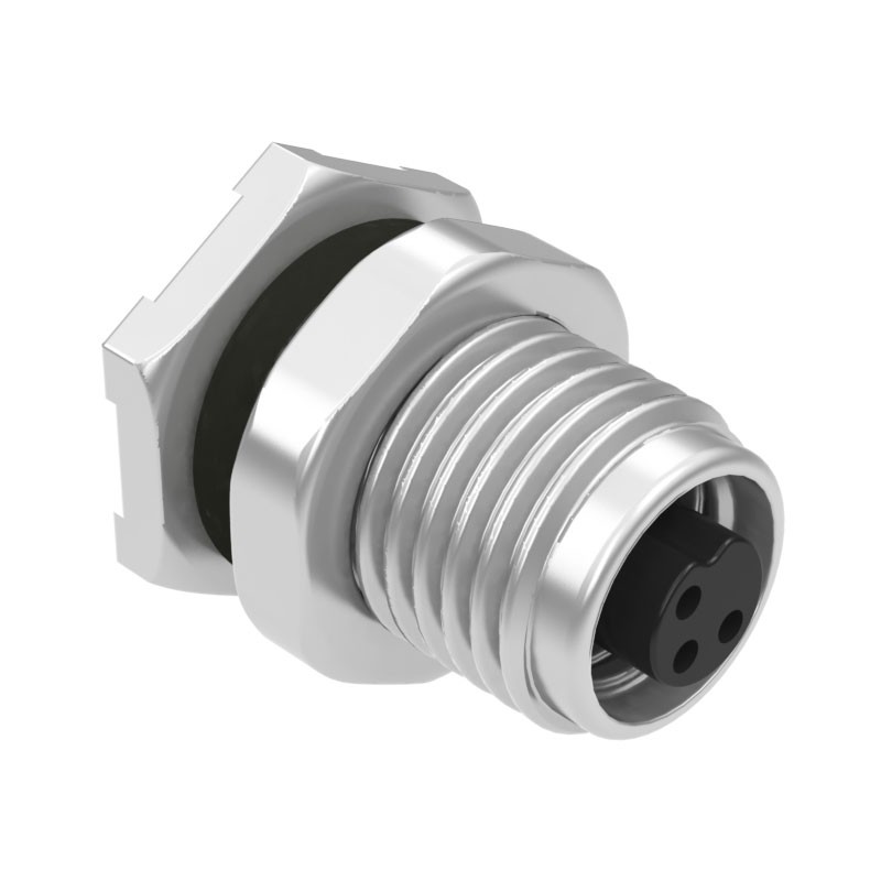 1 pcs : 54-00153 - CONN RCPT FMALE 3POS GOLD SOLDER