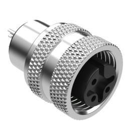 1 pcs : 50-00979 - CONN RCPT FMALE 3P GOLD SLDR CUP