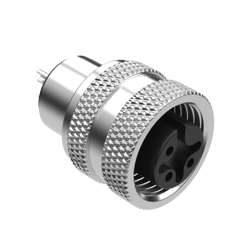 1 pcs : 50-00979 - CONN RCPT FMALE 3P GOLD SLDR CUP