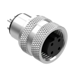 1 pcs : 50-01016 - M12 B-CODE 4POS RCPT MOLDING