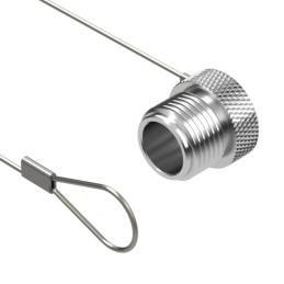 1 pcs : 55-00153 - CONN CAP M12 W/LEASH