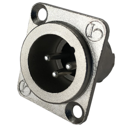 1 pcs : IO-XLR3-M-JLX - CONN RCPT MALE XLR 3P SOLDER CUP