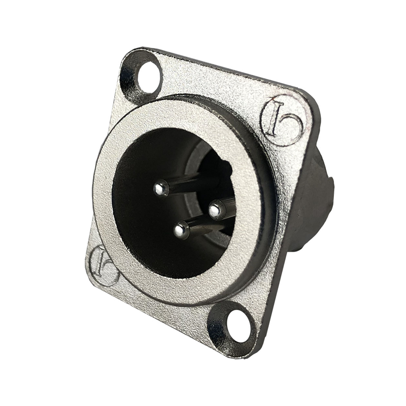 1 pcs : IO-XLR3-M-JLX - CONN RCPT MALE XLR 3P SOLDER CUP