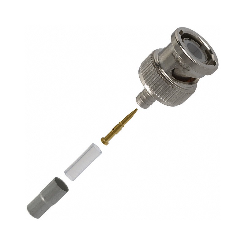 1 pcs : 1-5227079-6 - CONN BNC PLUG STR 50 OHM CRIMP