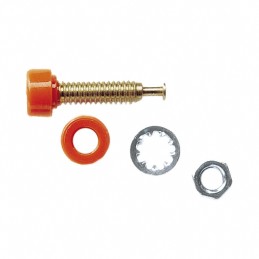 1 pcs : 3542-3 - CONN TIP JACK THRD ORANGE