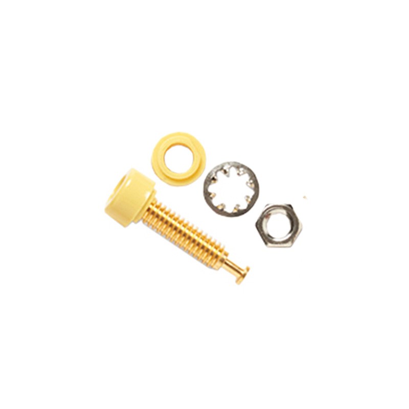 1 pcs : 3542-4 - CONN TIP JACK THRD YELLOW