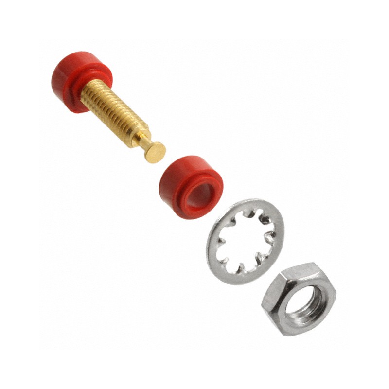 1 pcs : 3542-2 - CONN TIP JACK THRD RED