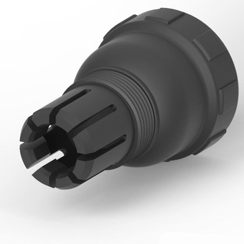 1 pcs : M902-2193 - CONN BACKSHELL SZ9 BLACK