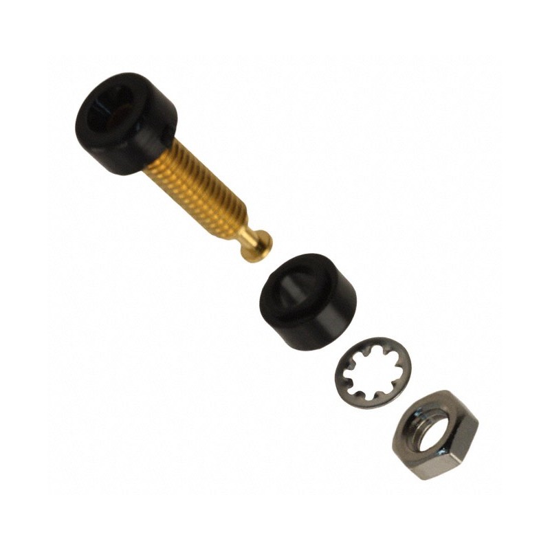 1 pcs : 3542-0 - CONN TIP JACK THRD BLACK