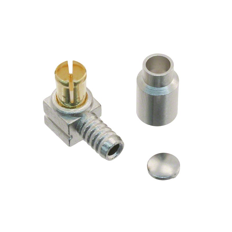 1 pcs : 0734155190 - CONN MCX PLUG R/A 75 OHM SOLDER