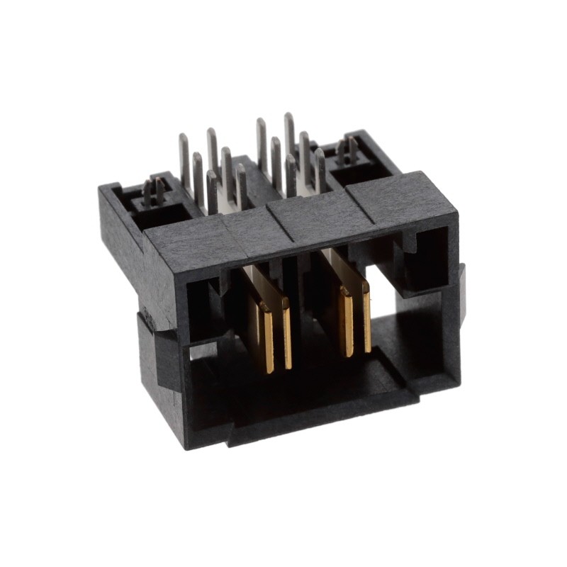 1 pcs : MPT-02-01-01-L-RA-LC - CONN HDR 2POS 5.00MM R/A SLDR