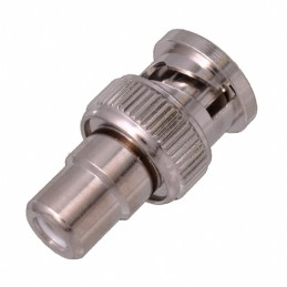 1 pcs : VA206 - ADAPT BNC PLUG TO RCA JACK SILV