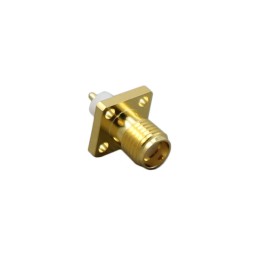 1 pcs : 0732513890 - SMA JACK, 4 HOLE FLANGE, CANDLES