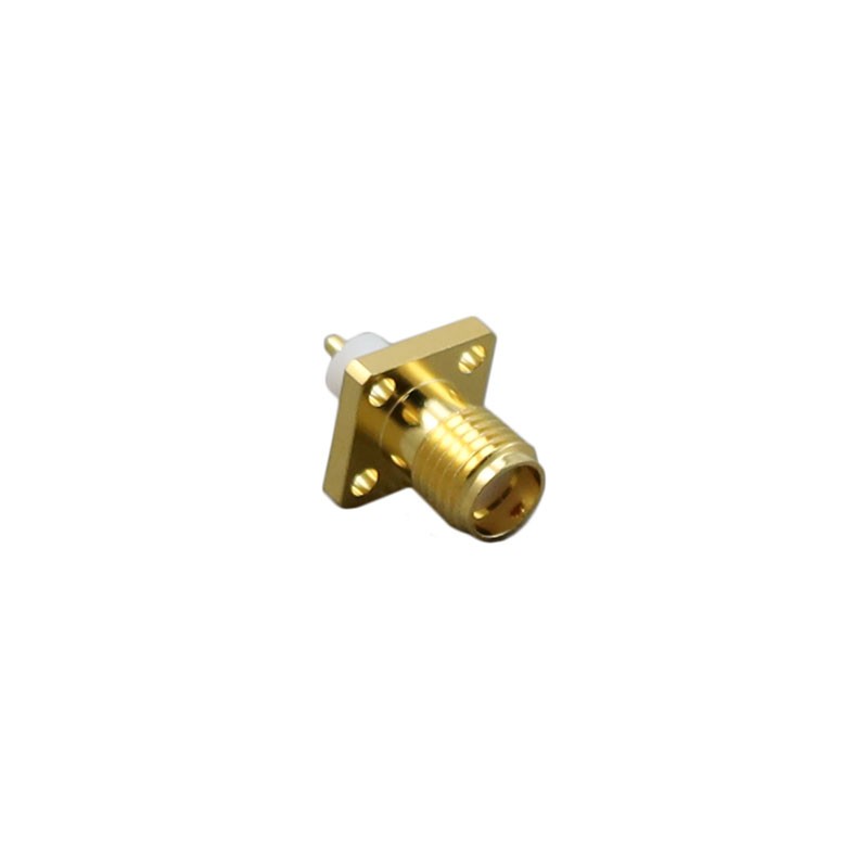 1 pcs : 0732513890 - SMA JACK, 4 HOLE FLANGE, CANDLES