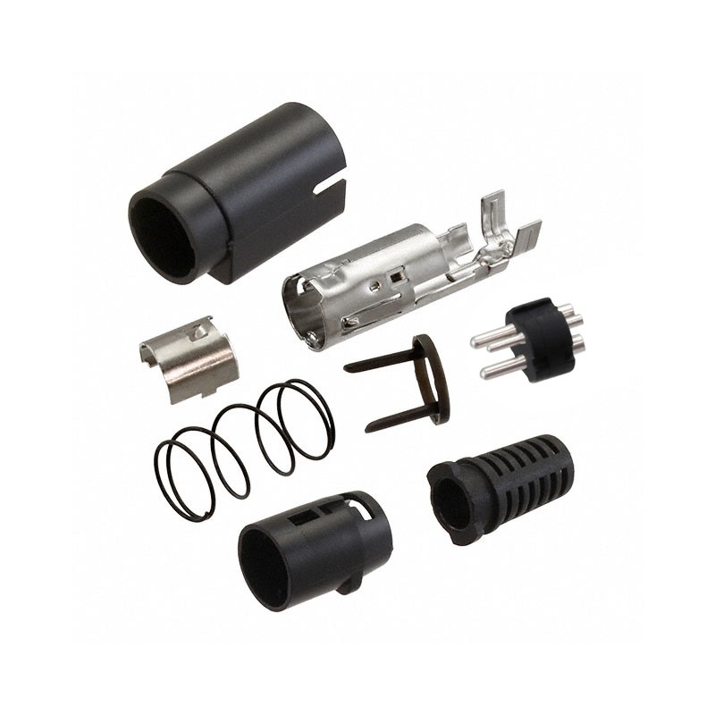 1 pcs : KPPX-3P - CONN PLUG MALE 3P SOLDER CUP