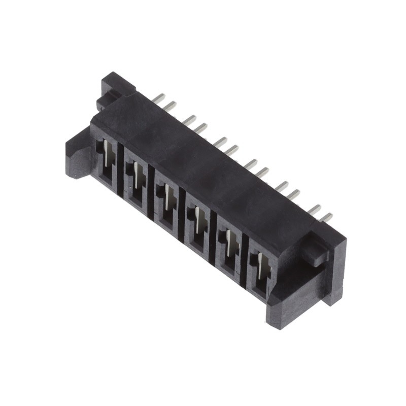 1 pcs : MPS-06-7.70-03-T-V - CONN RCPT 6POS 5.00MM PCB SLDR