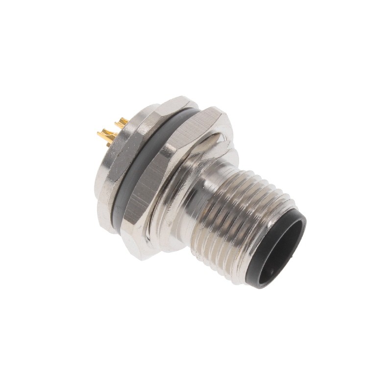 1 pcs : T4130512031-000 - CONN RCPT MALE 3P GOLD SLDR CUP