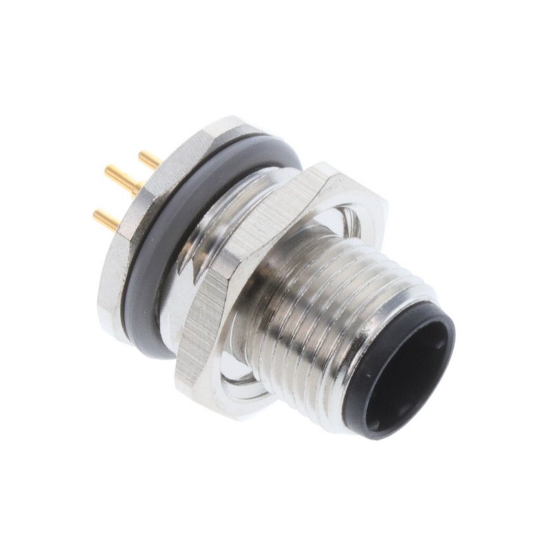 1 pcs : T4140512031-000 - CONN RCPT MALE 3POS GOLD SOLDER