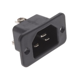 1 pcs : 6173.0004 - PWR ENT RCPT IEC320-C22 PNL SCRW