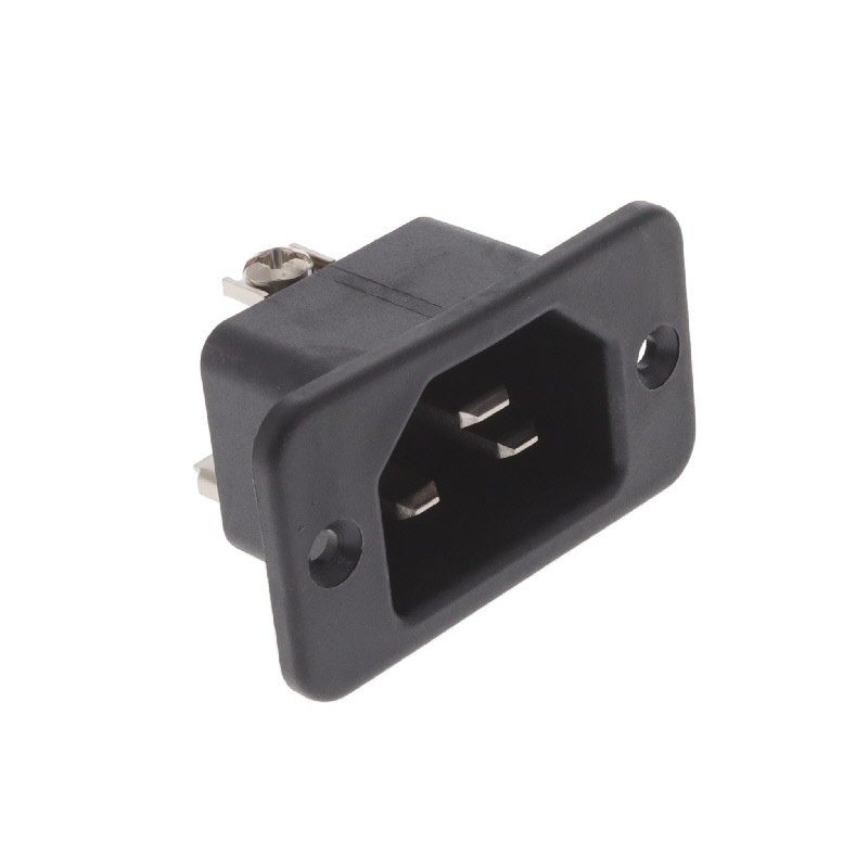 1 pcs : 6173.0004 - PWR ENT RCPT IEC320-C22 PNL SCRW