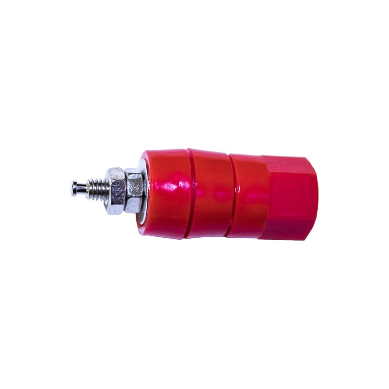 1 pcs : BU-00282-2 - CONN BIND POST HEX RED