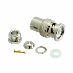 1 pcs : 1-1337420-0 - CONN BNC PLUG STR 50 OHM SOLDER