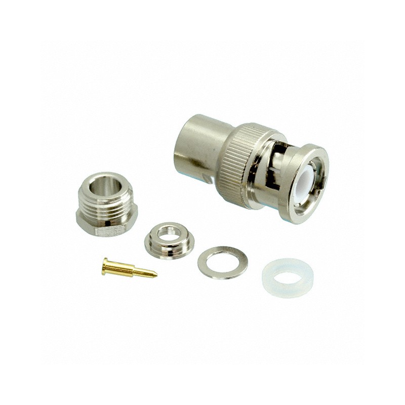 1 pcs : 1-1337420-0 - CONN BNC PLUG STR 50 OHM SOLDER