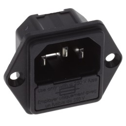 1 pcs : 6205.2100 - PWR ENT MOD RCPT IEC320-C14 PNL