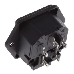 1 pcs : 6205.2100 - PWR ENT MOD RCPT IEC320-C14 PNL