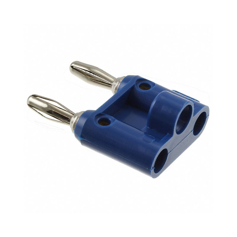 1 pcs : MDP-6 - CONN DBL BAN PLUG STACK SLDRLESS
