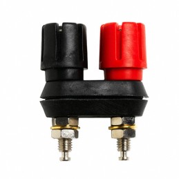 1 pcs : 6883 - CONN BIND POST DL FLUTD BLK/RED