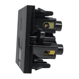 1 pcs : 741W-F/01 - SNAP-IN ARGENTINA OUTLET RECEPTA