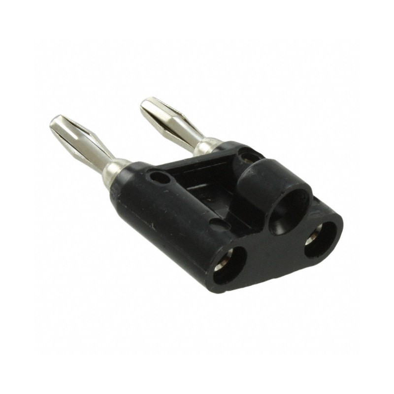 1 pcs : BU-00247-0 - CONN DBL BAN PLUG STACK SLDRLESS