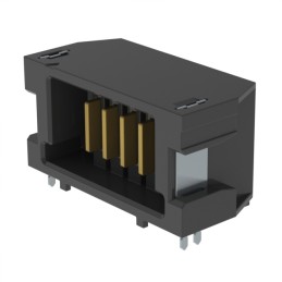 1 pcs : UMPT-04-01-L-RA-WT-M-TR - CONN HDR 4POS 2.00MM R/A SLDR