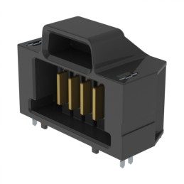 1 pcs : UMPT-04-01-L-RA-WT-P-TR - CONN HDR 4POS 2.00MM R/A SLDR