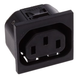 1 pcs : 6650.4520 - PWR ENT RCPT IEC320-2-2F PANEL