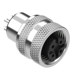 1 pcs : 50-00980 - CONN RCPT FMALE 4P GOLD SLDR CUP