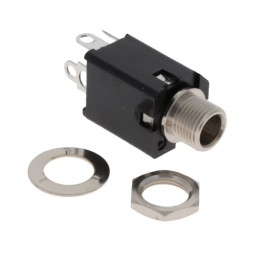 1 pcs : 114BX - CONN JACK STEREO 6.35MM PNL MNT