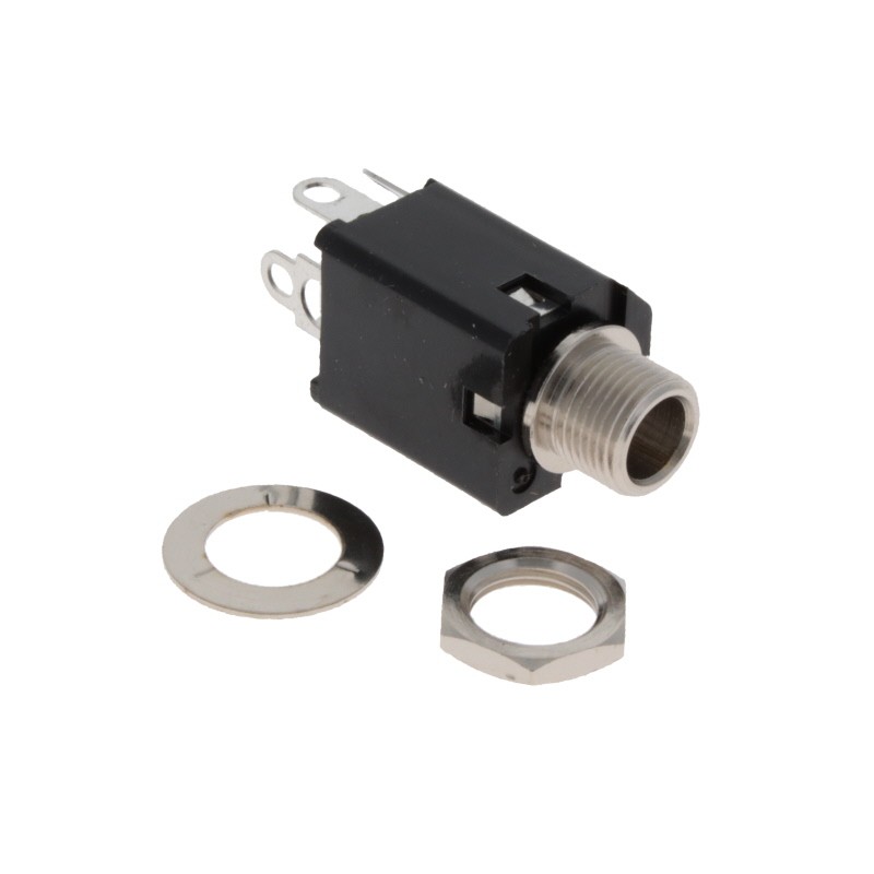 1 pcs : 114BX - CONN JACK STEREO 6.35MM PNL MNT