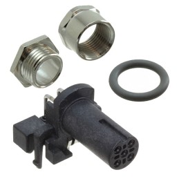 1 pcs : T4145415031-001 - CONN PLUG FMALE 3POS GOLD SOLDER