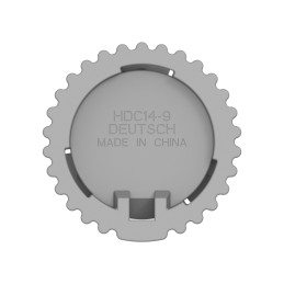 1 pcs : HDC14-9 - DUST CAP, 9P, PLG, GRY, HD10