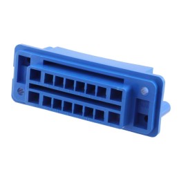 1 pcs : 172059-1 - CONN PLUG HSG DRAWER 16POS BLUE