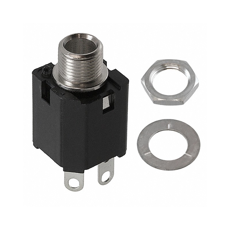 1 pcs : 113X - CONN JACK MONO 6.35MM PNL MNT